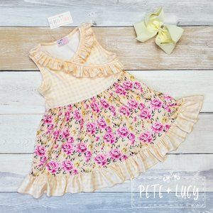 Antique Floral Dress